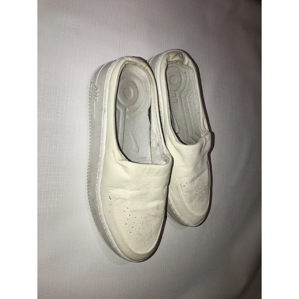 Nike Air Force 1 Lover XX Clog Off White Cream Platform Mules AO1523-100 Sz 7.5
